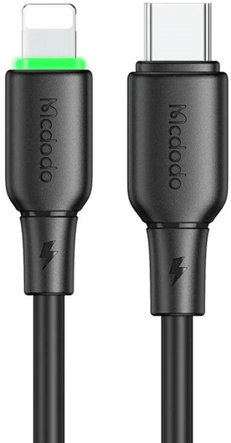 Kabel Mcdodo USB Type-C - Lightning 1.2 m Black (CA-4761) - obraz 1