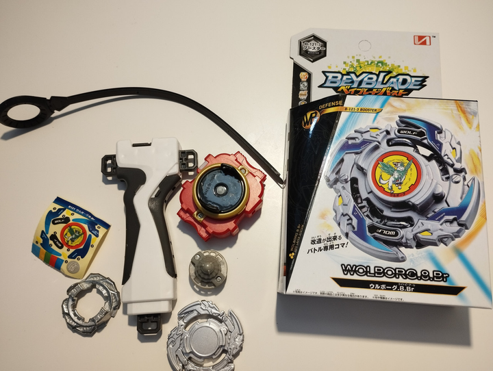 Волчок BEYBLADE Бейблейд Волборг Beyblade Wolborg В121 с пусковым ...