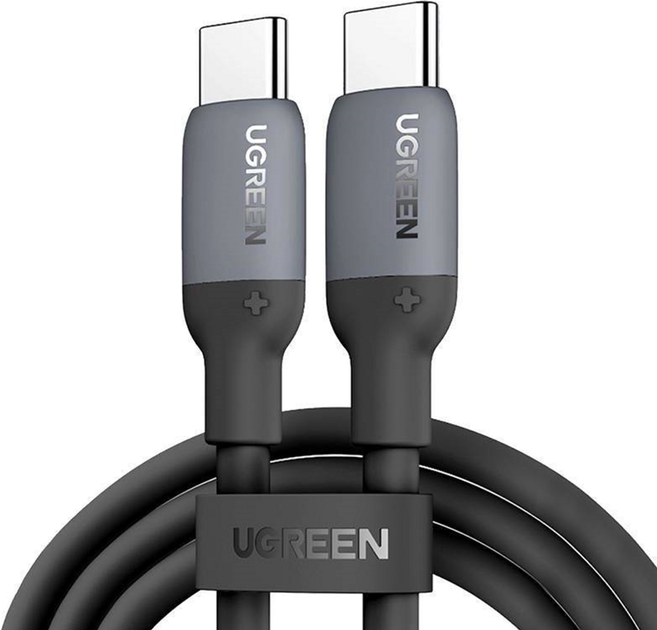 Kabel Ugreen USB Type-C - USB Type-C 1.5 m Black (6941876212842) - obraz 1