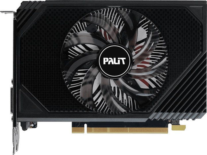 Відеокарта Palit PCI-Ex GeForce RTX 3050 StormX 6GB GDDR6 (96bit) (1470/14000) (1 x DisplayPort, 1 x HDMI, 1 x DVI) (NE63050018JE-1070F) - зображення 1