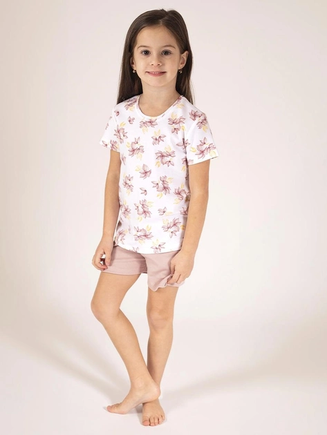 Дитяча літня піжама для дівчинки Nicol 203037 134 см Різнокольорова (5905601024392) - зображення 1