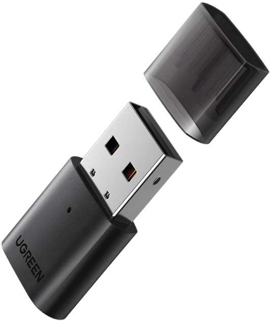 Adapter Ugreen USB Type-A - Bluetooth Black (6957303806584) - obraz 1