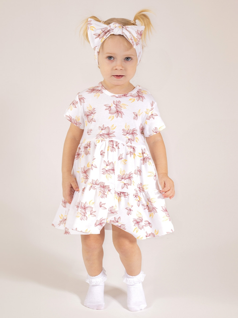 Дитяче боді-плаття для новонароджених для дівчинки Nicol 203159 56 см Різнокольорове (5905601025313) - зображення 1