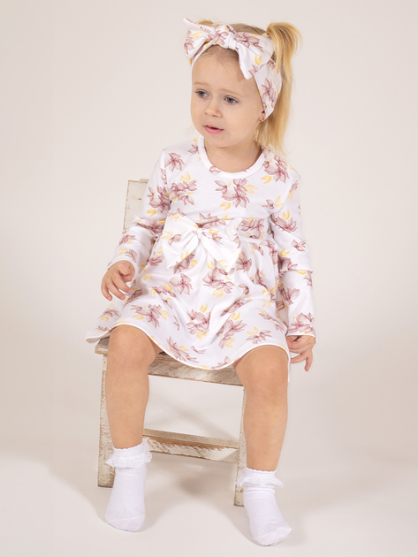 Дитяче боді-плаття для дівчинки Nicol 203160 86 см Різнокольорове (5905601025429) - зображення 1