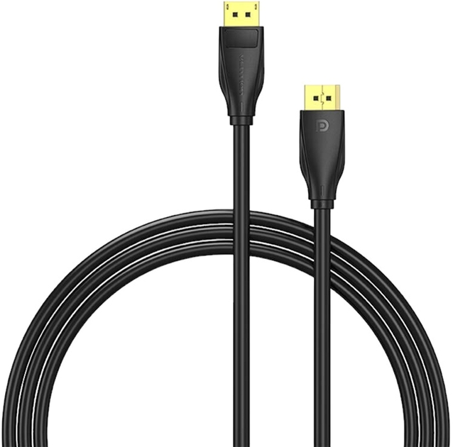 Kabel Vention DisplayPort - DisplayPort 1.5 m Black (6922794762060) - obraz 1
