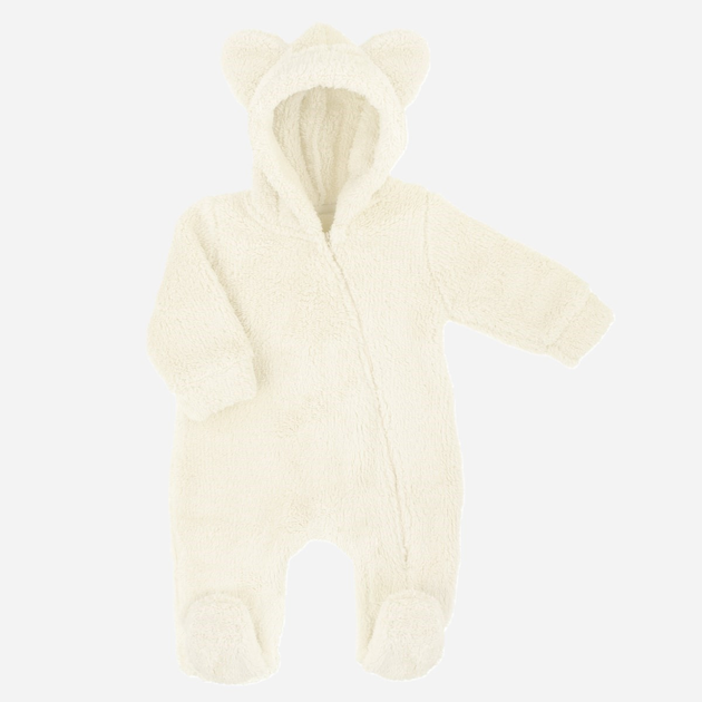 Pajacyk niemowlęcy ciepły polarowy dla dziewczynki Nicol 203271 62 cm Beżowy (5905601026372) - obraz 1