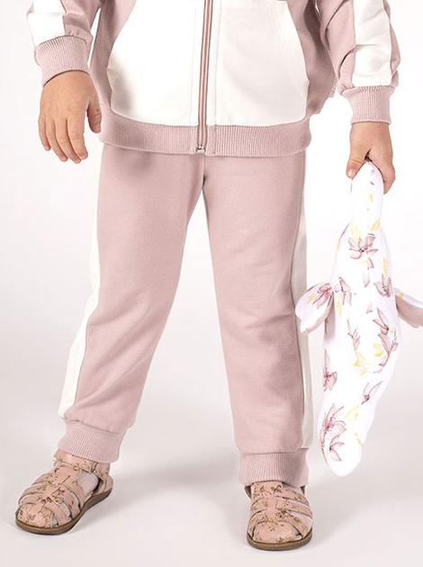 Spodnie dresowe dziecięce dla dziewczynki Nicol 203278 110 cm Beżowe (5905601027164) - obraz 1