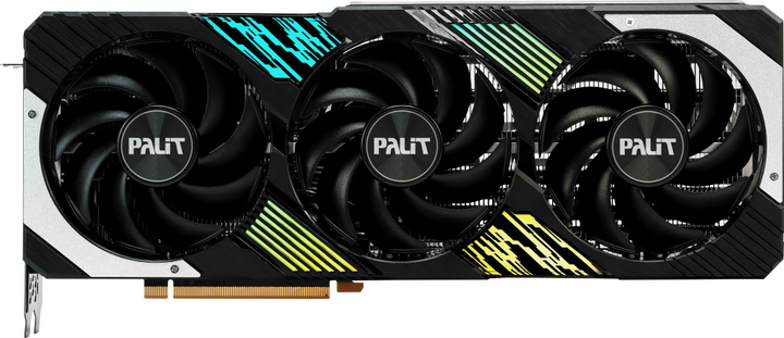 Відеокарта Palit PCI-Ex GeForce RTX 4080 Super GamingPro 16GB GDDR6X (256bit) (2550/23000) (1 x HDMI, 3 x DisplayPort) (NED408S019T2-1032A) - зображення 1