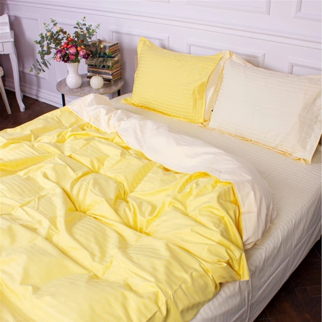 Комплект постільної білизни MirSon Satin Stripe 30-0003 + 30-0002 Bathild 220х240 King Size (2200005256282) - зображення 4