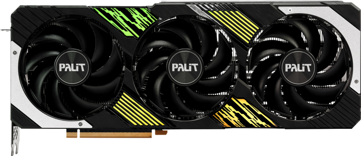 Відеокарта Palit PCI-Ex GeForce RTX 4070 Ti Super GamingPro OC 16GB GDDR6X (256bit) (2670/21000) (1 x HDMI, 3 x DisplayPort) (NED47TSH19T2-1043A) - зображення 1