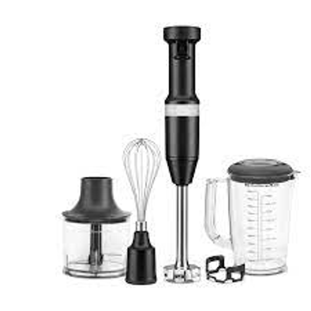 Блендер погружной KitchenAid 5KHBV83EBM 180 Вт матовый черный – фото ...