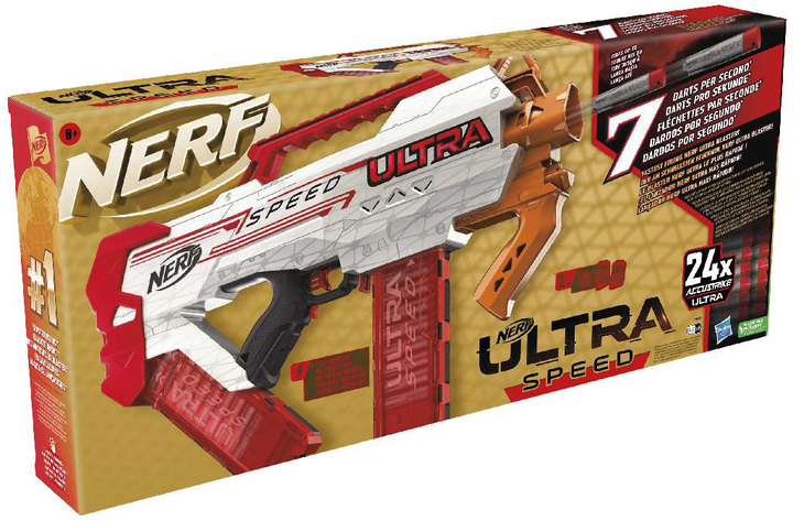 Blaster Hasbro Nerf Ultra Speed z 24 rzutkami (5010994139308) - obraz 1