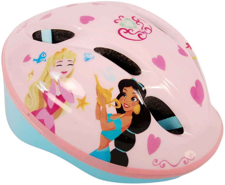 Велосипедний шолом Volare Disney Princess 52-56 см Рожевий (8715347010279) - зображення 1