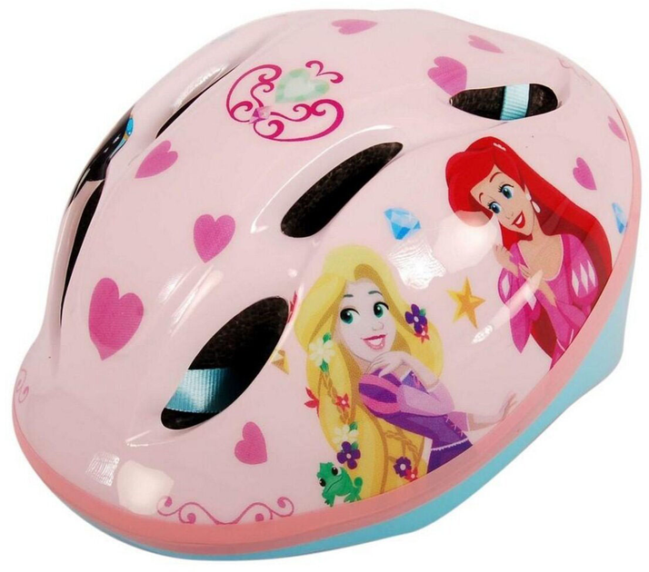 Велосипедний шолом Volare Disney Princess 52-56 см Рожевий (8715347010279) - зображення 2