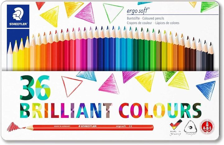 Набір кольорових олівців Staedtler Ergosoft 36 шт (4007817028599) - зображення 1