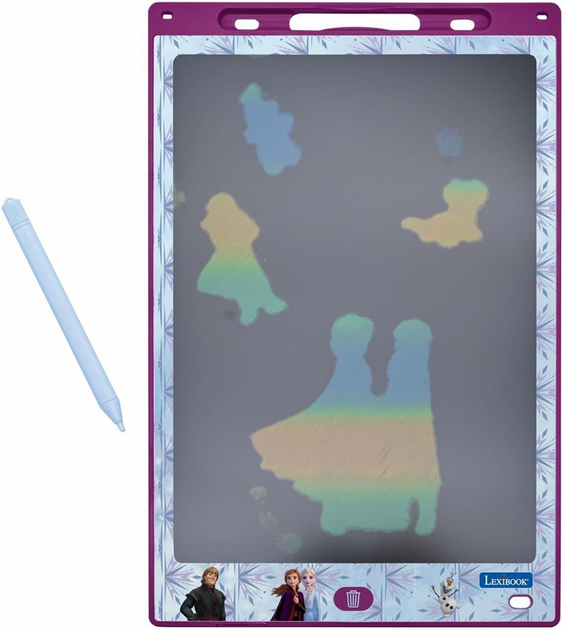 Tablet do rysowania Lexibook E-ink Magic Tab Disney Frozen z szablonami 28 cm (3380743085586) - obraz 1
