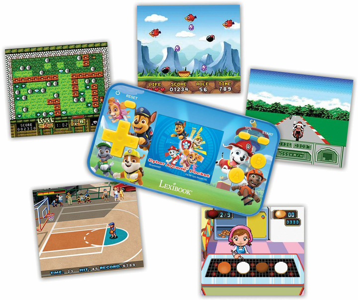 Interaktywna zabawka Lexibook Paw Patrol Cyber Arcade Pocket (3380743088655) - obraz 3