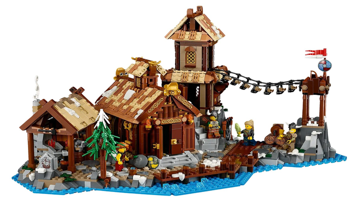 Конструктор LEGO Ideas Село вікінгів 2103 деталей (21343) - зображення 2