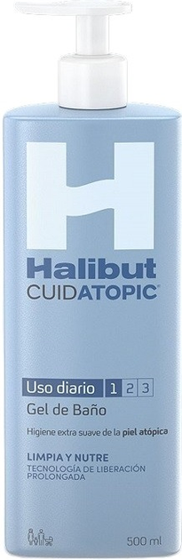 Гель для душу Halibut CuidAtopic 500 мл (8470001937018) - зображення 1
