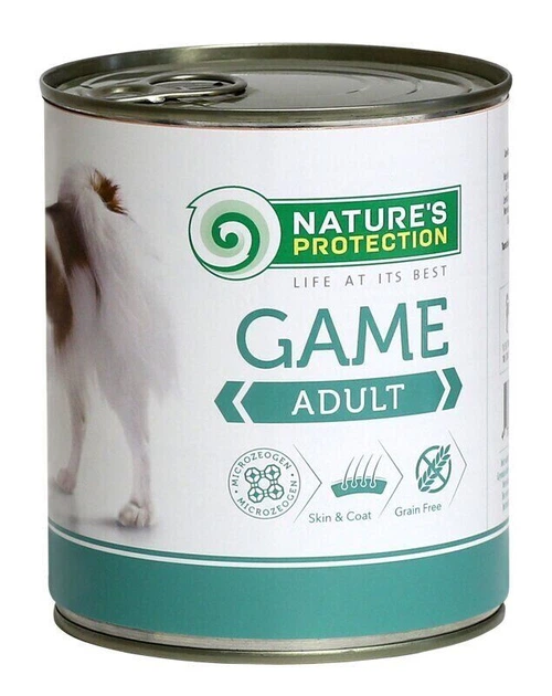 Консервированный корм Nature's Protection Adult Game с мясом дичи 400 г (KIK45093) - Фото 1 Консервированный корм Nature's Protection Adult Game с мясом дичи 400 г (KIK45093) - изображение 1