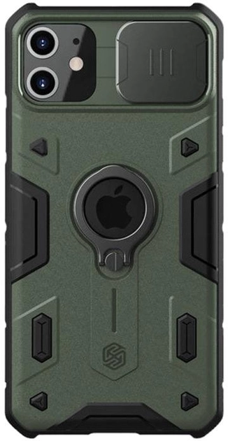 Etui Nillkin CamShield Armor do Apple iPhone 11 Green (6902048198531) - obraz 1