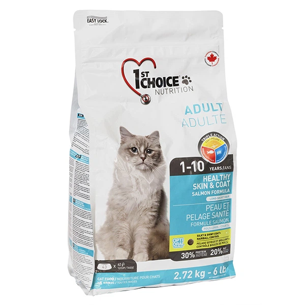Сухий корм 1st Choice Adult Healthy Skin & Coat Salmon 2,72 кг (65672262033) - Фото 1 Сухий корм 1st Choice Adult Healthy Skin & Coat Salmon 2,72 кг (65672262033) - зображення 1