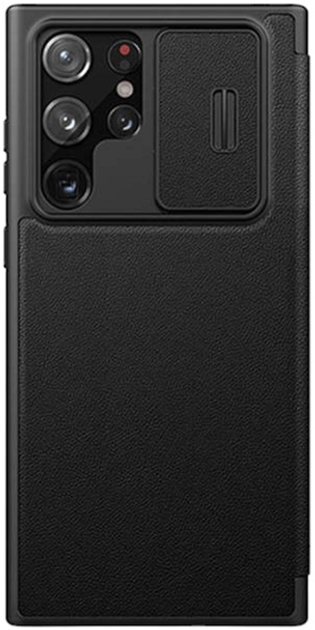 Etui z klapką Nillkin Qin Leather Pro do Samsung Galaxy S22 Ultra Black (6902048240308) - obraz 1
