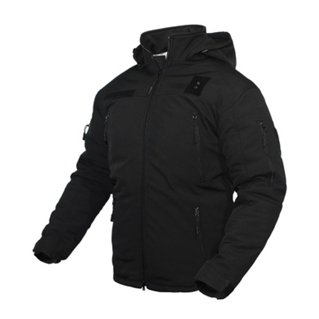 Куртка зимняя Полиция Vik-Tailor SoftShell Черная 56 - изображение 1