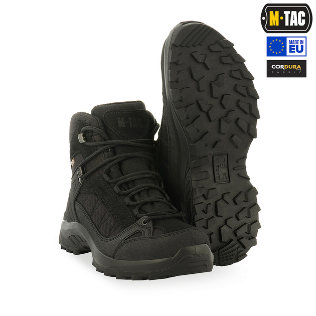 M-Tac черевики тактичні демісезонні Black 41 - зображення 1