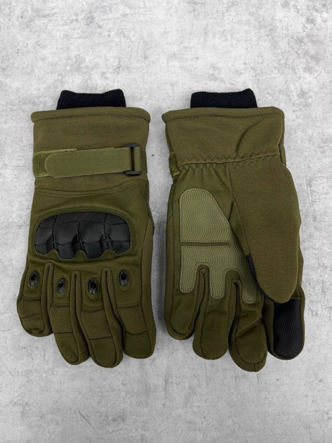 Зимові тактичні рукавички magnum олива до XXL - зображення 2
