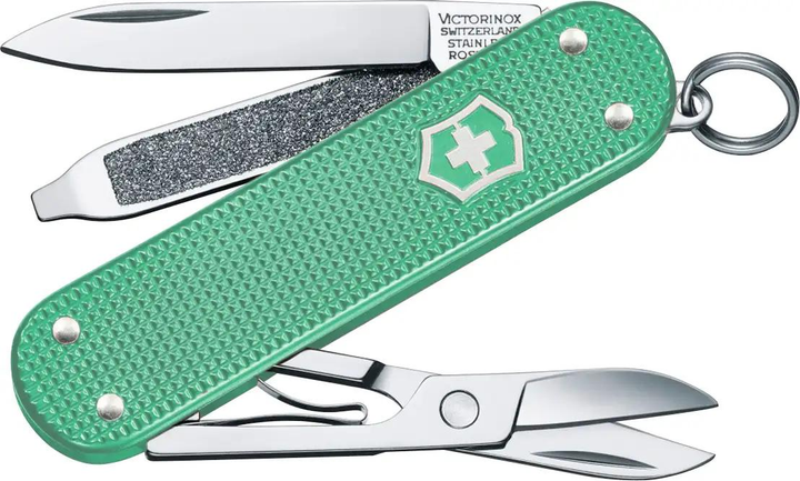 Ніж Victorinox Classic SD Alox Colors 0.6221.221G Minty Mint - зображення 1