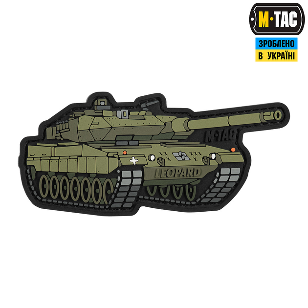 M-Tac нашивка LEOPARD 2 (PVC) Olive - изображение 1