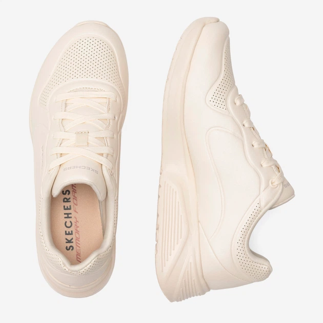 Женские кроссовки Skechers 8750063 BGE 37 (7US) 24.4 см Бежевые (5905588307792) - изображение 4