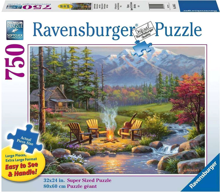 Puzzle Ravensburger Brzeg rzeki 750 elementów (4005556164455) - obraz 1
