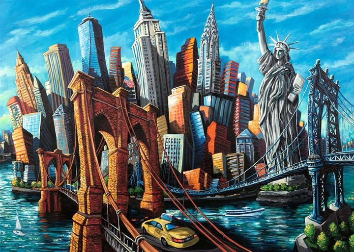 Puzzle Ravensburger Welcome to New York 1000 elementów (4005556168125) - obraz 2