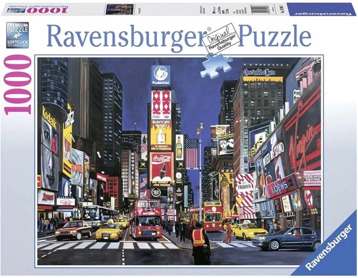 Puzzle Ravensburger Times Square New York 1000 elementów (4005556192083) - obraz 1