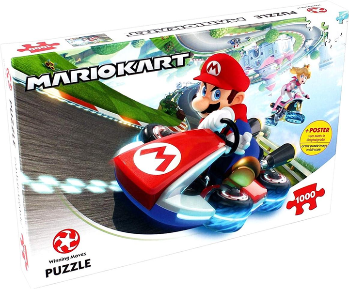 Puzzle Winning Moves Super Mario Funracer 1000 elementów (5036905029483) - obraz 1