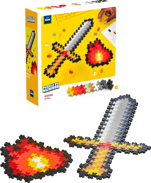 Puzzle by number Plus Plus Przygoda 250 elementów (5710409106894) - obraz 2