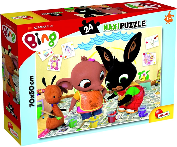 Puzzle Lisciani Maxi Bing Art Attack! 24 elementy (8008324081202) - obraz 1