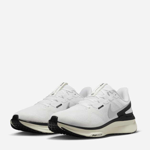 Женские кроссовки для бега Nike Air Zoom Structure 25 DJ7884-104 41 (9.5US) 26.5 см Белый/Черный (196975676279) - изображение 3