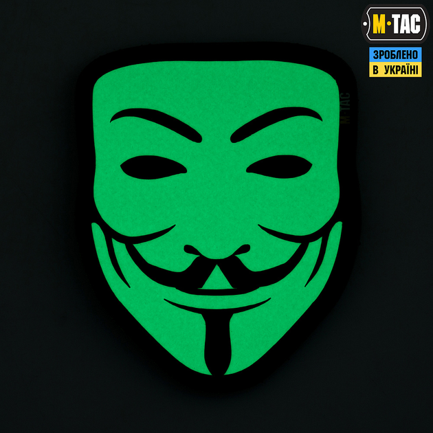 M-Tac нашивка Anonymous Black/GID - изображение 2