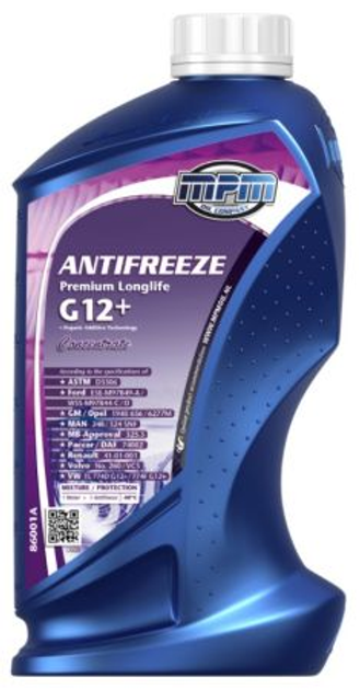 Антифриз MPMOIL / концентрированый / красный / 1л. /( VW TL 774D/F, MB ...