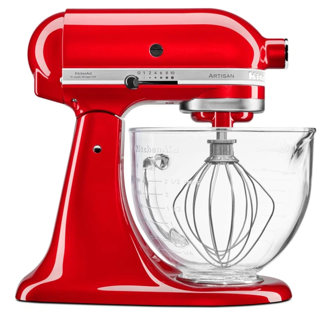 Misa KitchenAid 4.7 l 5KSM5GB szklana, z uchwytem, z miarką - obraz 2