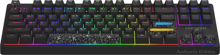 Клавіатура дротова HATOR Rockfall 2 Mecha TKL Authentic Edition