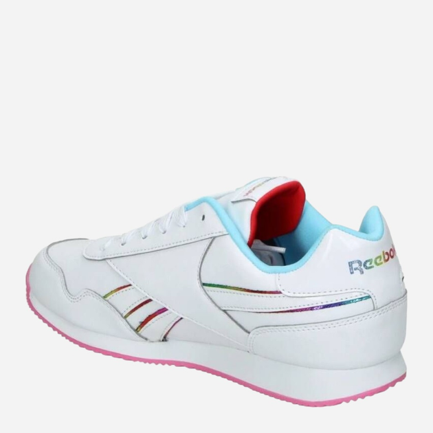 Buty sportowe młodzieżowe dla dziewczynki Reebok Royal CL Jog 3.0 100033270 37 (5.5US/5UK) Białe (4066759795570) - obraz 4