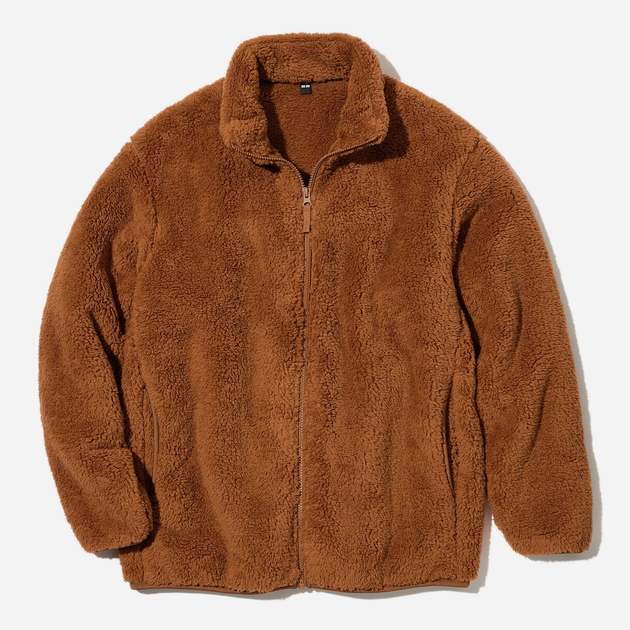 Куртка демисезонная Шерпа мужская Uniqlo 110319078 M Коричневая (1159800068) 