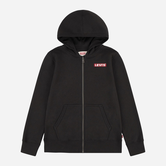 Bluza chłopięca rozpinana z kapturem Levi's 9EJ762-K84 134-140 cm Czarna (3666643020996) - obraz 5