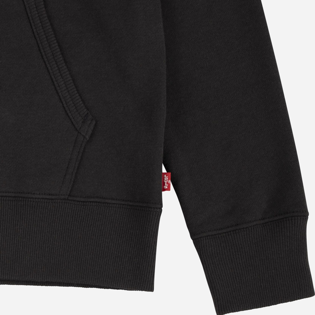 Bluza chłopięca rozpinana z kapturem Levi's 9EJ762-K84 134-140 cm Czarna (3666643020996) - obraz 7