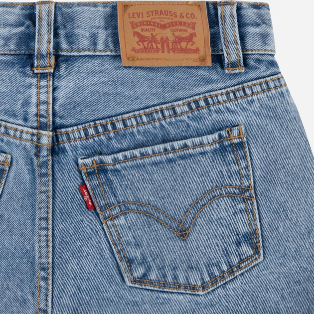 Підліткові шорти для дівчинки Levis 4EK075-MBR 146-152 см (12A) Сині (3666643079574) - зображення 5