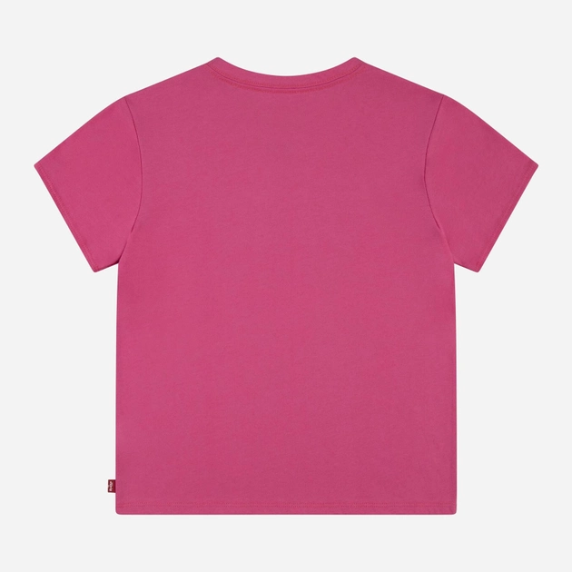 Підліткова футболка для дівчинки Levis 4EK418-AGW 158 см (14A) Рожева (3666643070588) - зображення 2